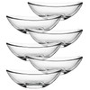 Yesland 6 Pack Glass Dip Bowls, 2 oz Clear Mini