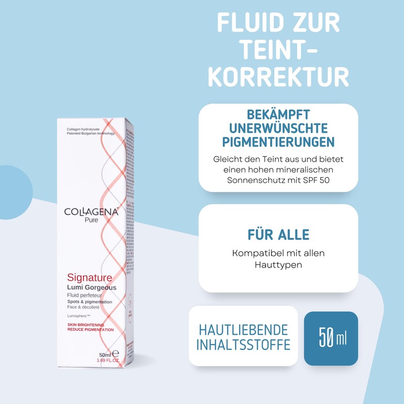 Collagena Pure Lumi Gorgeous Fluid - Brightening and Colour Enhancing