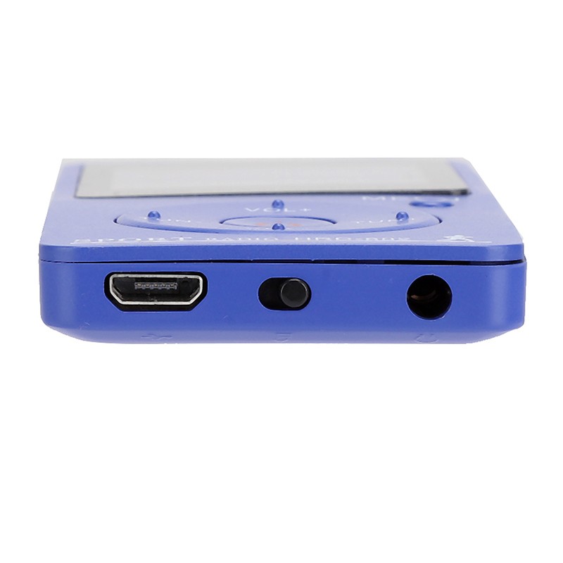 Compact Portable FM/AM Frequency Adjustment Digital Display with Pedometer Function