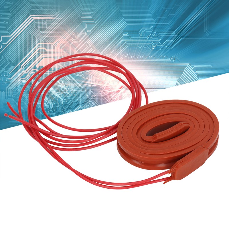 80W Silicone Heating Belt Waterproof Flexible Heater Wrap Self Control