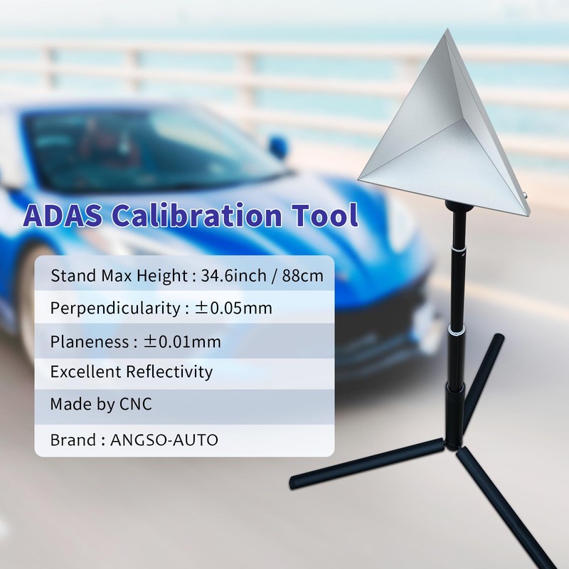 ANGSO-AUTO Radar Aiming Corner Reflector Target ADAS Calibration Tool with