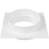 125mm Duct Connector Flange, Plastic Straight Pipe Flange for Heating