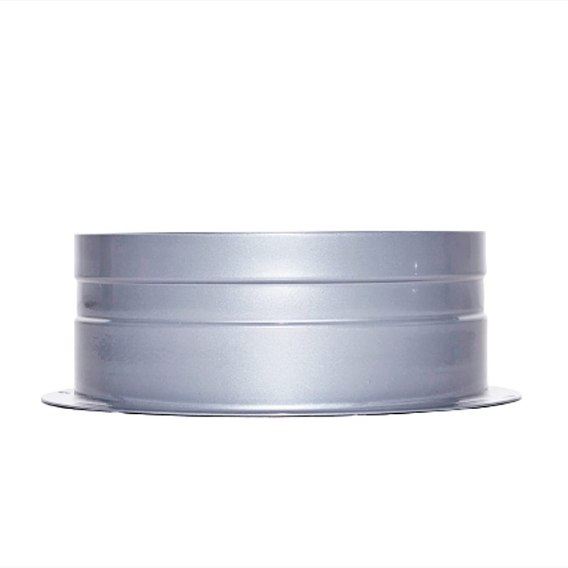 Delisheng Duct Connector 4 Inch (3.74 inch) Flange Metal Straight