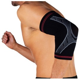 OPRO Unisex - Adult Sleeves Elbow Support Black Small, m