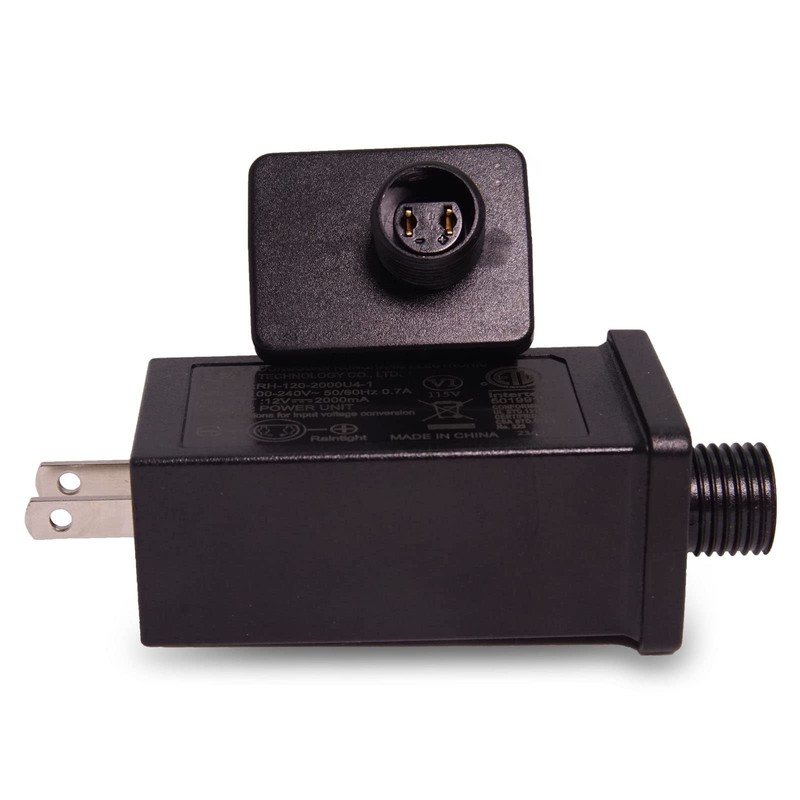 2000mA Replacement Adaptor for 8-12ft Yard Inflatable, 2A 12V Adapter