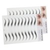 Gatuida 2pcs Artificial Eyebrow Stickers Hair Like Eyebrow Transfer Tool