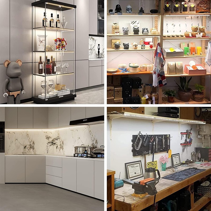 Wobane Kitchen Light, Cabinet Light, LED Tape Light, 3 m,