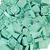 Trimming Shop Light Green Plastic Tiles with White Letters &
