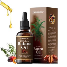 CARVENCHY Batana Oil ,100% Natural Batana Oil, Containing Honduran Rosemary, Enhances Hair and Skin Shine and Nourishes, Reduces Hair Loss, Hair Oil, Suitable for All Hair Types - Specification: 1 bottle