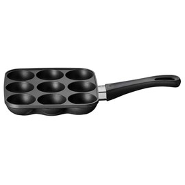 Scanpan Classic Nonstick Puff Dumpling Pan (Aebleskiver) – Compatible with Gas and Electric Stovetops, Metal Utensil Safe, Oven Safe to 500°F, Dishwasher Safe