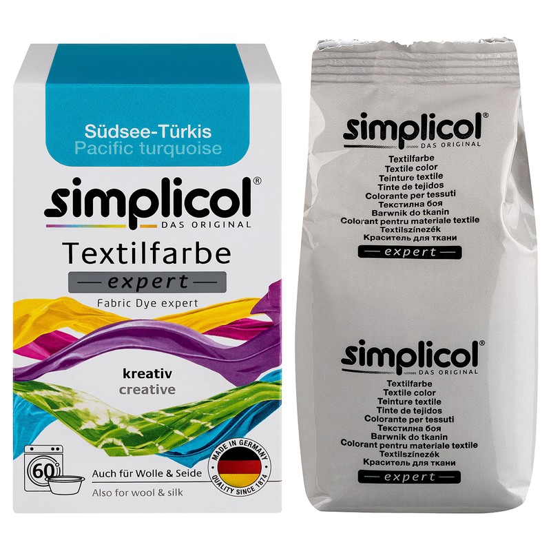 simplicol expert fabric paint for washing machine or manual colouring: