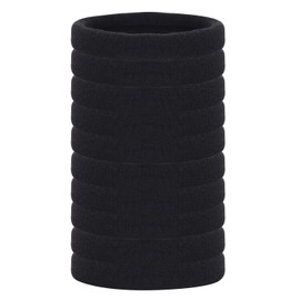 Senkary 50 Pieces Large Stretch Hair Ties No Slip Seamless Ponytail Holders for Thick Heavy and Curly Hair (2 Inch in Diameter)