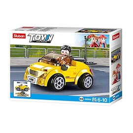 Sluban Klemmbausteine Pullback Car Convertible (85 Pieces)