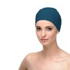 CAREBELL Headwear Organic Sleeping Cap Natalia Cotton (Indigo), Indigo, One Size, indigo