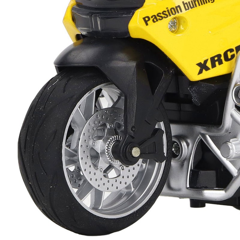 1:16 Scale Motorcycle Toy Alloy Sound Light Educational Portable Motorcycle