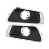 1pair Fog Light Cover Grille Bezel Left Right Fog Light