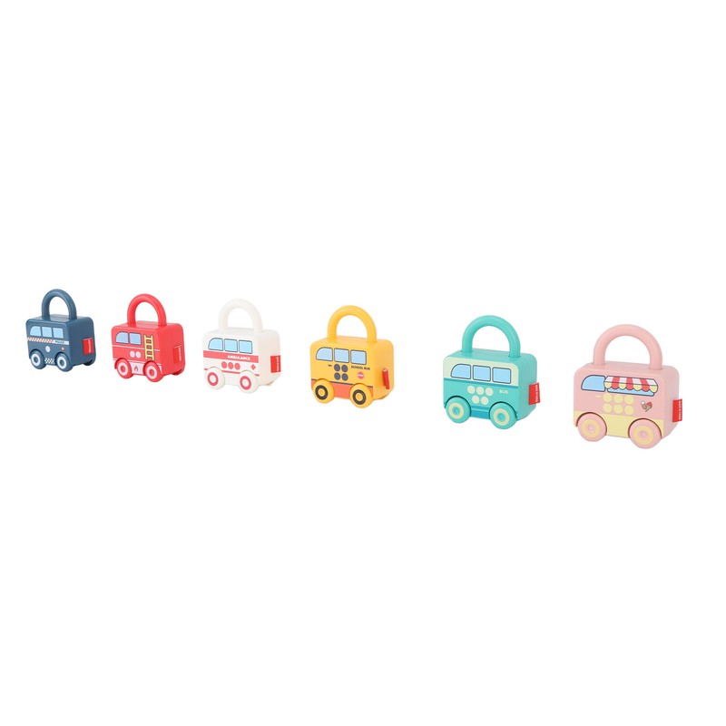 Lock Key Toy DIY Early Education Sorting Matching Fun Cartoon