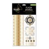 Dizao Gold Tattoo. ORIENTAL. Flash Jewels. Metallic Temporary Gold Silver