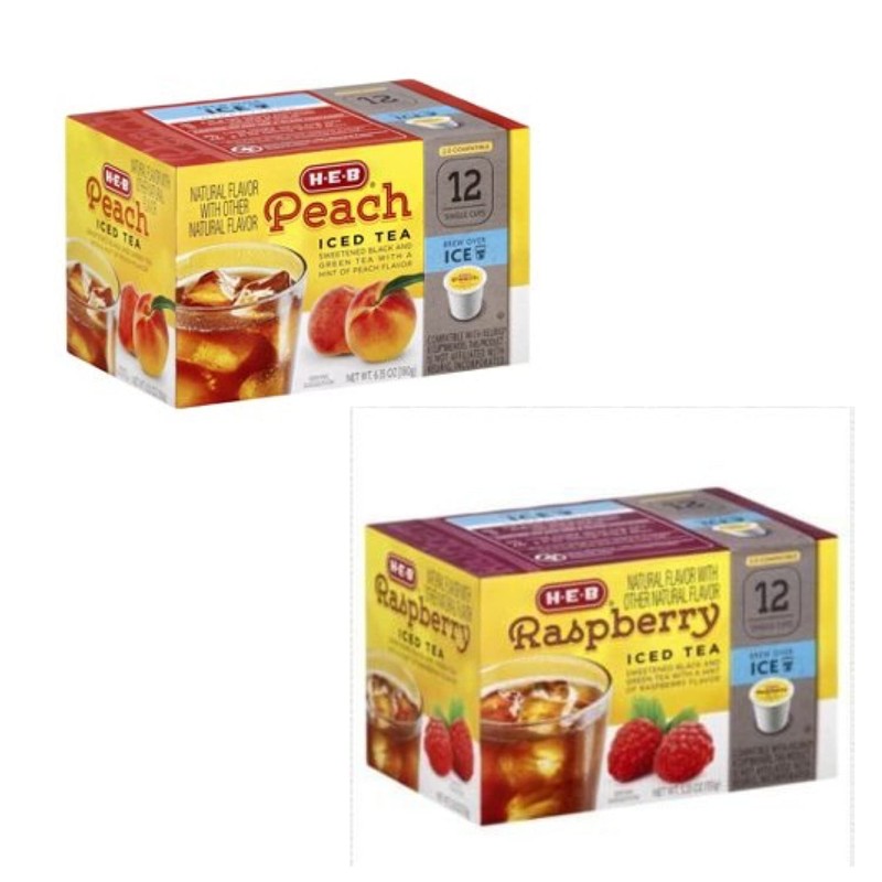 Jordan's Blend of Raspberry and Peach Iced Tea K Cups