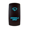 STV Motorsports Laser Backlit Blue Rocker Switch Windshield Wiper 20A