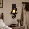 Cat Wall Shelf for Candle & Small Item Display –