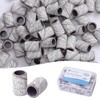 GazePlus 100 Pcs Sanding Bands for Nail Drill 80 Grit