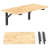 Heavy Duty Wall Mounted Folding Workbench, Collapsible Wall Table