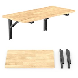 Heavy Duty Wall Mounted Folding Workbench, Collapsible Wall Table