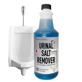 Allied Science Urinal Salt, Calcium and Mineral Scale Remover - Eliminates Urine Odor, Destroys Uric Acid Salt, Deposit Buildup