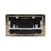 Soho Lighting Brushed Brass 2 Gang USB A + C