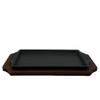 SZTNKSKJ Steak Plate Sizzle Platter - Cast Iron Bakeware, Square