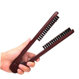 minkissy Professional Hairdressing Tool Straightening Comb Clamp for Easy Hair Styling