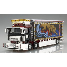 Aoshima Bunka Kyozai 1/64 MINIDEKO NEXT Series, No. 4 Spirit of Ryuji (Large Refrigerator Truck) Plastic Model