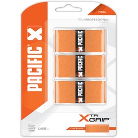 Pacific XTR Overgrip (Pack of 3) - Orange, One Size