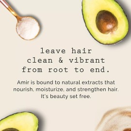 Amir Clean Beauty Moisturizing Conditioner w/ Avocado & Collagen, 12 fl oz