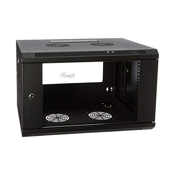 Rosewill Professional 6U Wall mount Cabinet Enclosure 19-Inch Server Network