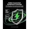 Belkin BE112234-10 Protector contra sobretensiones de 12 salidas de Teléfono / Ethernet / protección coaxial, cable 3.04 metros, Gris