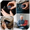 Artemis II Inspired Challenge Coin with Acrylic Case, Double-Sided Deep