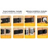 Bifold Door Lock - 2 Pack White Sliding Closet Locks