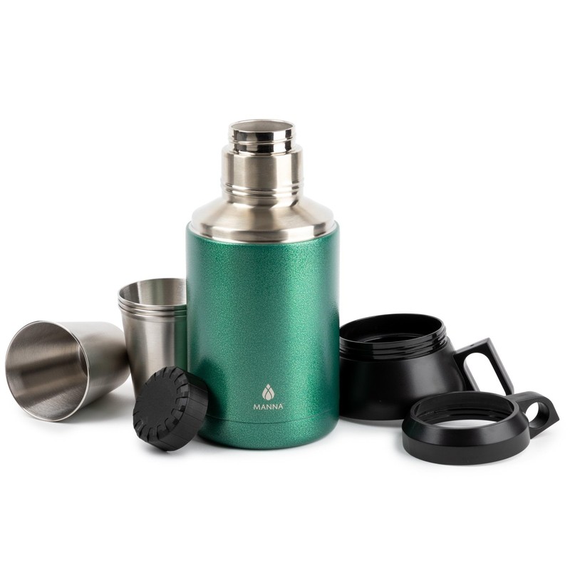 Manna Stack Stainless Steel Insulated Growler - 64 Oz -