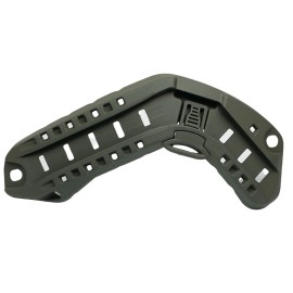 Unbranded Replacement Add-on ARC Rails For HHV ATE Gen 1 & 2 Ballistic Helmet - Foliage Green