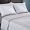 puredown Soft Lightweight Down Blanket with Satin Trim for Bed