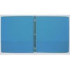 Slate Blue 3 Ring 1" View Binder 8.5 X 11