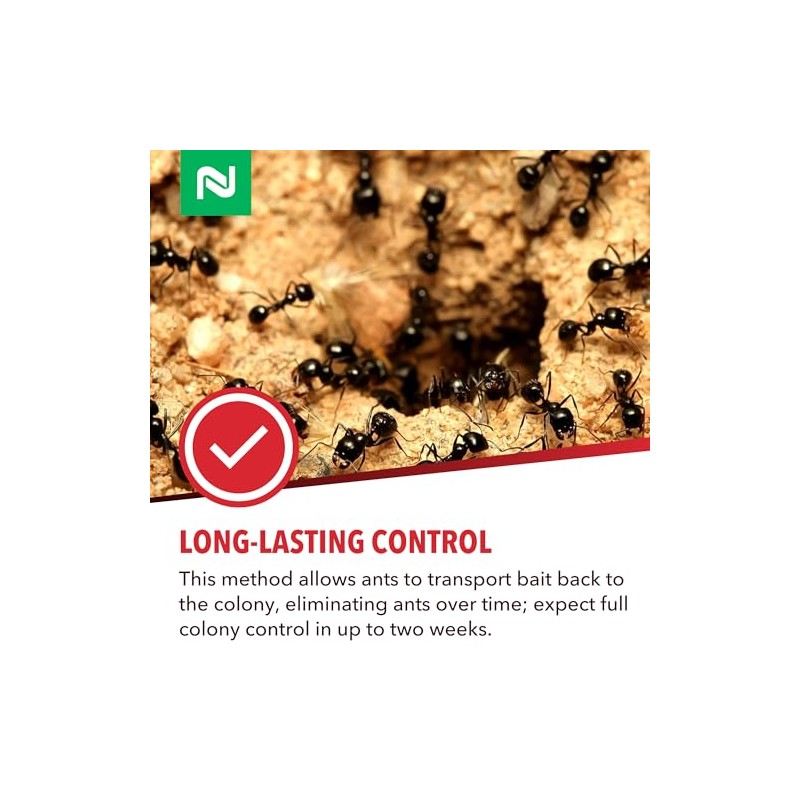 Dominant 1% Liquid Ant Bait, Borax-Based Formula, Attracts and eliminates