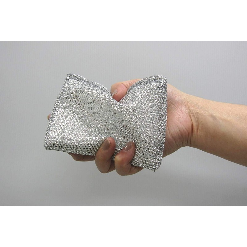 OHE Clean Keeping Aluminum Net Sponge, Pack of 3