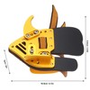 Shooting Tabs Golden Gold and Black Leather Archery Finger Guard
