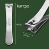 Stainless Steel Nail Clipper – Sharp Precision Nail Cutter for