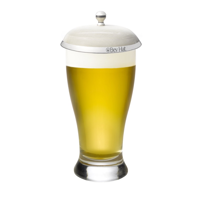 BEV HAT Stainless Steel Drink Covers (6 Pack), Wine Glass