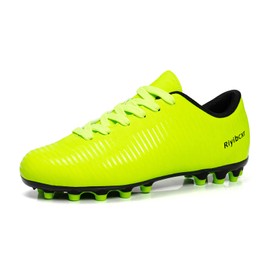 Riyibcxr Kids Soccer Cleats Unisex-Child Lightweight Football Shoes Turf Youth Boys Girls Futsal Training Indoor Outdoor