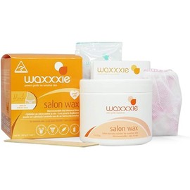 Salon Wax 6.7 fl oz Microwaveable Professional Peel Off Hair Removal Wax for Home Use with Salon-Quality Results